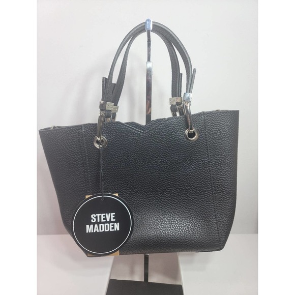 Steve Madden Bkarta Handbag Purse with Scarf *Missing Strap* - Picture 2 of 3